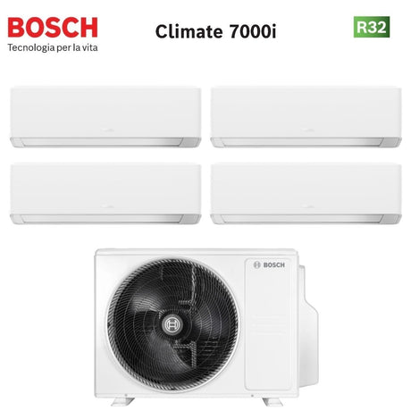 junkers bosch condizionatore quadri split bosch climate 7000i white 77912 con 5000m 824 e r 32 wi fi integrato