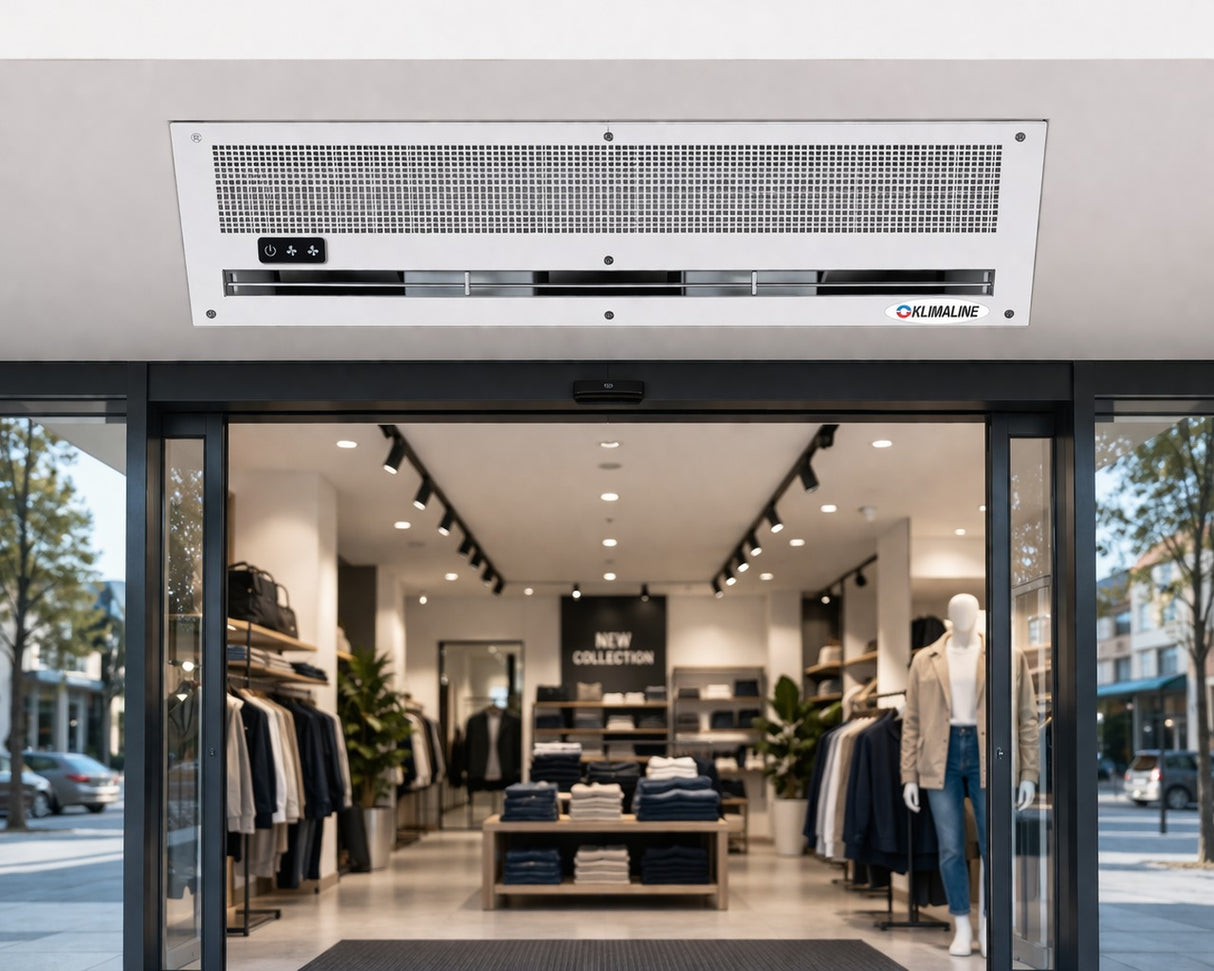klimaline barriera daria ad incasso klimaline ecoline 1s 737b da 90 cm 2 velocita senza resistenza con telecomando incluso