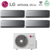 lg condizionatore lg quadri split artcool mirror artcool ai air 9999 con mu4r25 r 32 wi fi integrato
