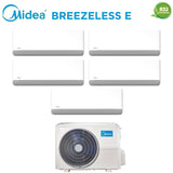midea condizionatore penta split midea breezeless e 99999 con m5oe 42hfn8 q r 32 wi fi integrato
