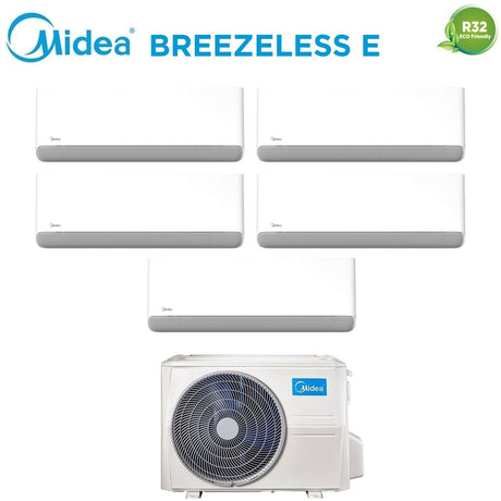 midea condizionatore penta split midea breezeless e 99999 con m5oe 42hfn8 q r 32 wi fi integrato