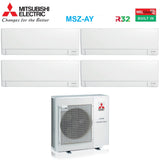 mitsubishi electric condizionatore penta split mitsubishi electric msz ay 799912 con mxz 5f102vf r 32 wi fi integrato