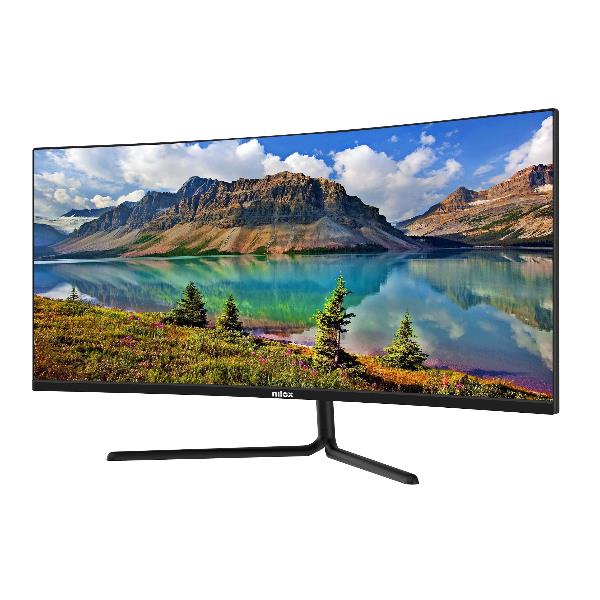nilox gaming monitor 34 led 3440x1440 4ms adaptive sync low blue light 165 hz 4w 2 hdmi nxm34fless4k