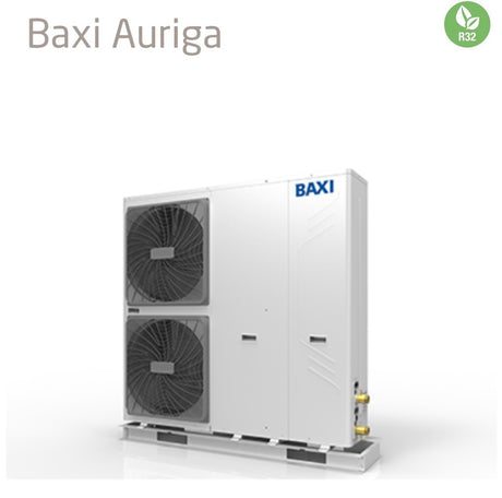 offerta pompa di calore aria acqua monoblocco inverter baxi auriga 16m r32 monofase con pannello di comando remoto incluso
