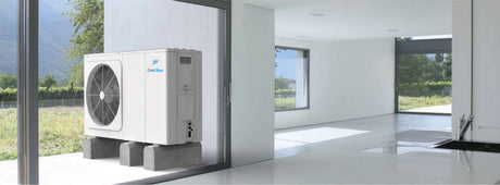 oneclima pompa di calore aria acqua monoblocco inverter oneclima khc 08ry1 b r 32 con comando incluso