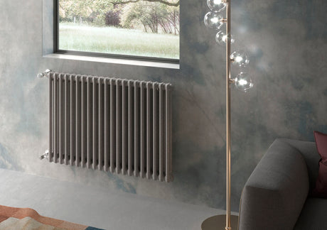 radiatore tubolare in alluminio fondital ardesia 2 colonne interasse 700 altezza 756