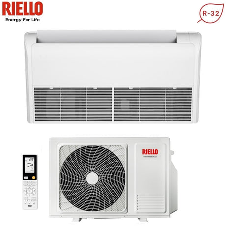 riello condizionatore soffittopavimento riello 36000 btu aaria pro p ams 100 p r 32 con telecomando incluso