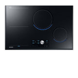 samsung piano cottura ad induzione samsung virtual flame nz84t9770ek 4 fuochi a56xl80xp52 vetro temperato nero fiamma virtuale blu manopola removibile ean 8806090445989