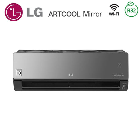 super offerta climatizzatore condizionatore lg inverter serie artcool mirror 9000 btu ac09bq r 32 wi fi integrato classe a__ a_
