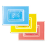 termostato beghelli dom e con display touch luminoso