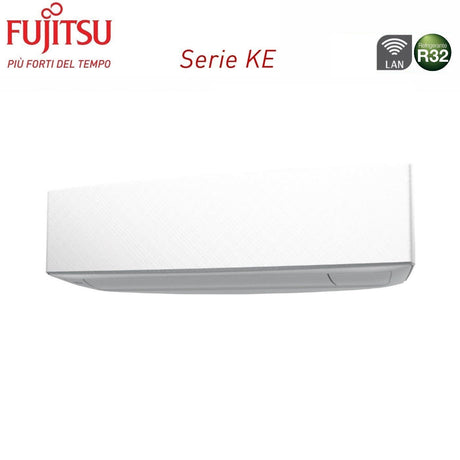 unita interna a parete fujitsu serie ke white 12000 btu asyg12ketf r 32 wi fi integrato colore bianco