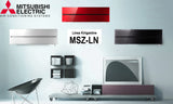 unita interna a parete mitsubishi electric inverter serie kirigamine style 12000 btu msz ln35vgb colore black nero