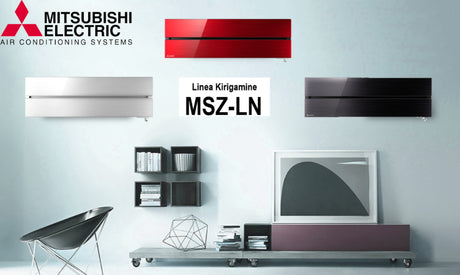 unita interna a parete mitsubishi electric inverter serie kirigamine style 18000 btu msz ln50vgv colore pearl white bianco perla