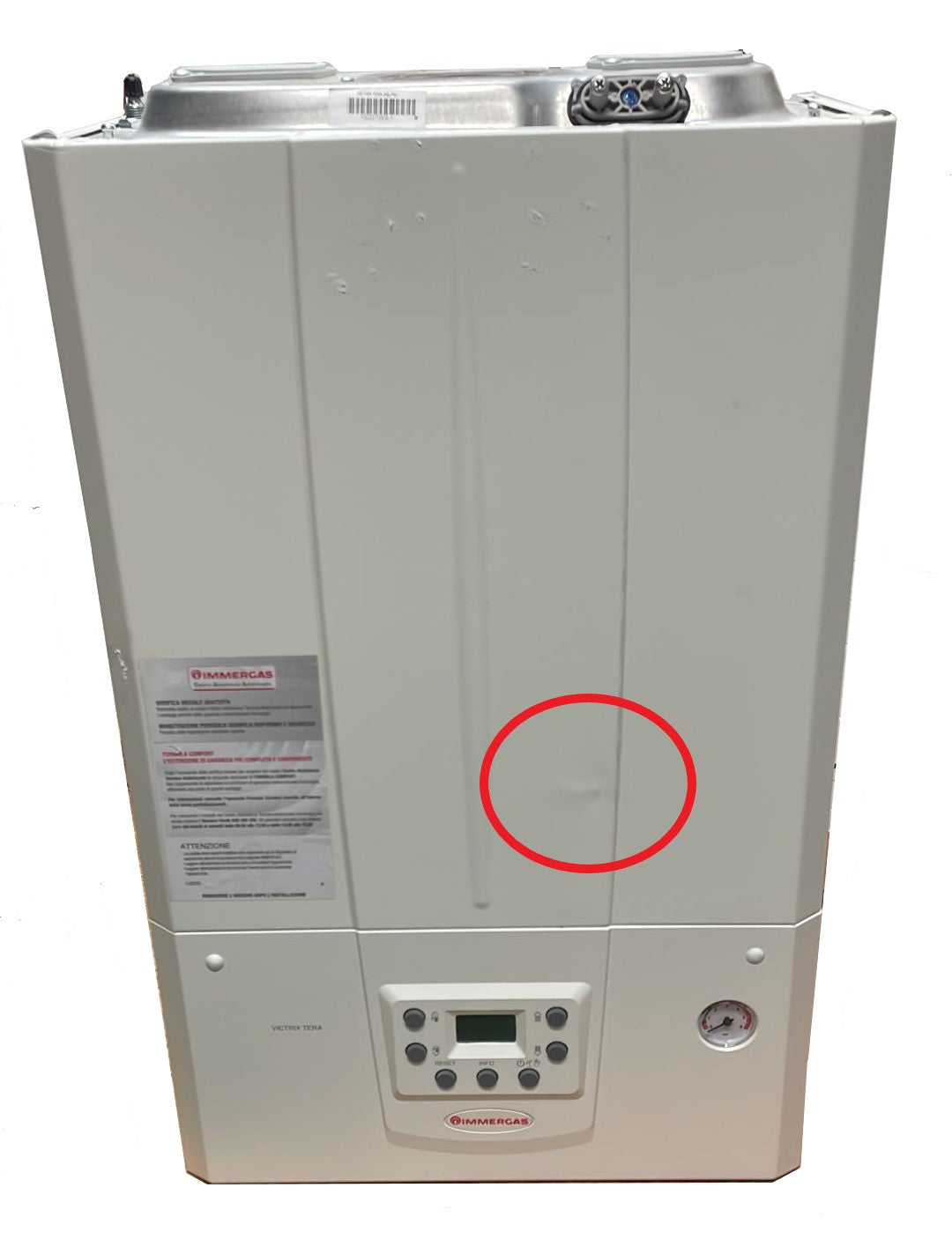 area occasioni caldaia a condensazione immergas victrix tera 24 v2 low nox gpl completo di kit scarico fumi