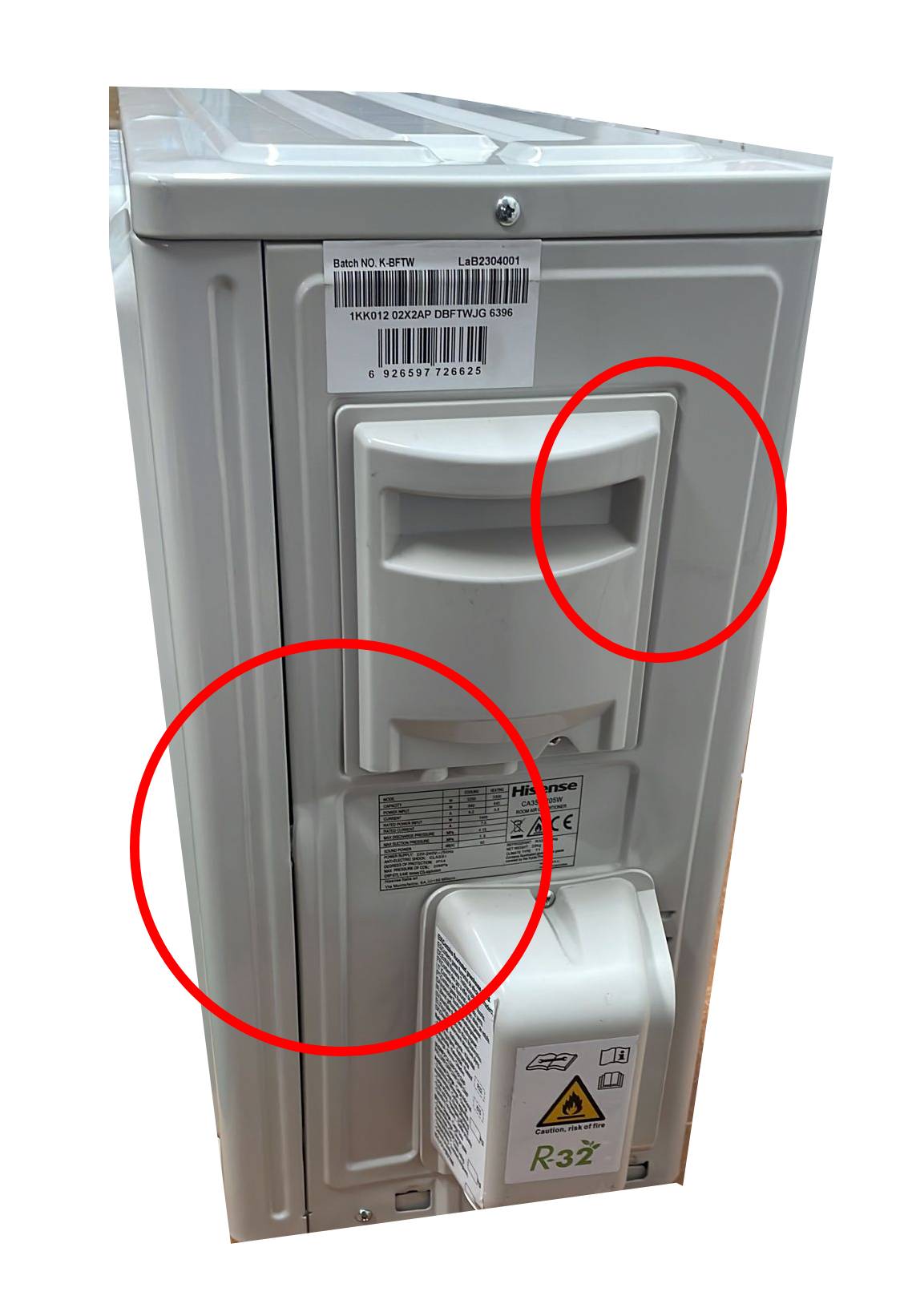 area occasioni climatizzatore condizionatore hisense inverter serie easy smart 12000 btu ca35mr05g + ca35mr05w r 32 wi fi optional classe a++ a+   novita 2023 ao1030