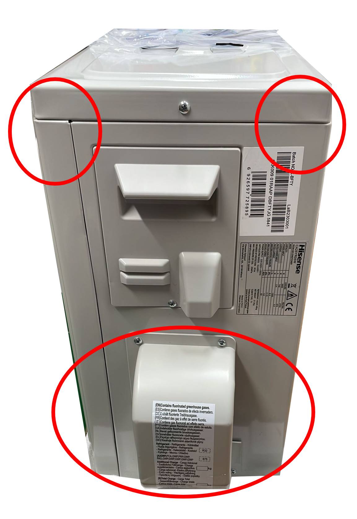 area occasioni climatizzatore condizionatore hisense inverter serie easy smart 9000 btu ca25yr05g + ca25yr05w r 32 wi fi optional classe a++ a+   novita 2023 ao1037
