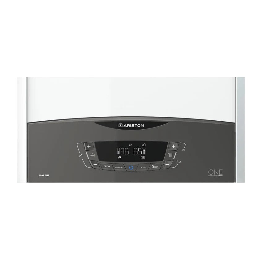 caldaia a gas ariston clas one system 35 kw metano wi fi optional completa di kit fumi new erp 2018