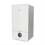 caldaia a gas junkers bosch mod. condens 7000i gc7000iw 24 kw a condensazione metano completa di kit scarico fumi bianca new erp