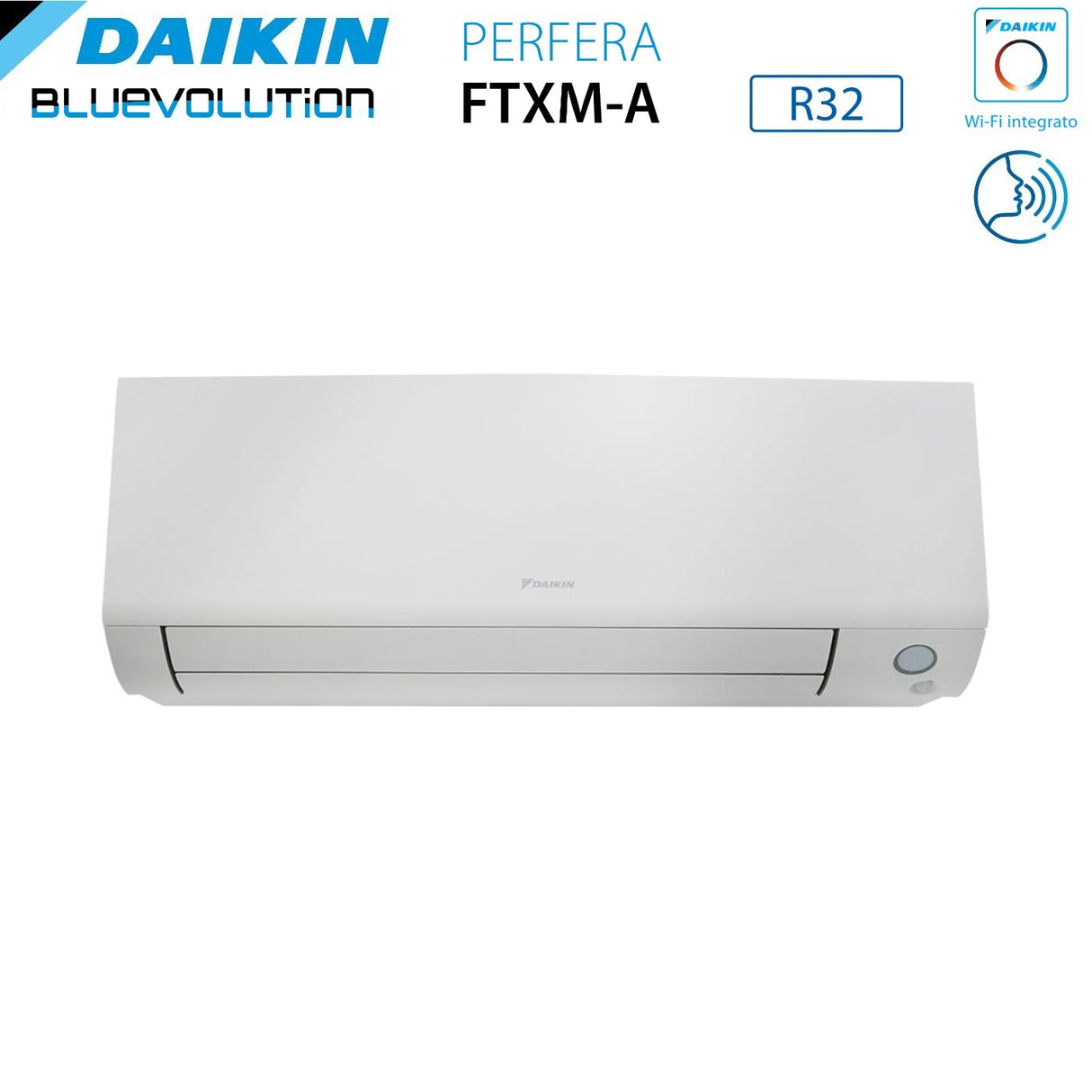 climatizzatore condizionatore daikin bluevolution dual split inverter serie perfera all season 9+9 con 2mxm50a r 32 wi fi integrato 9000+9000 garanzia italiana