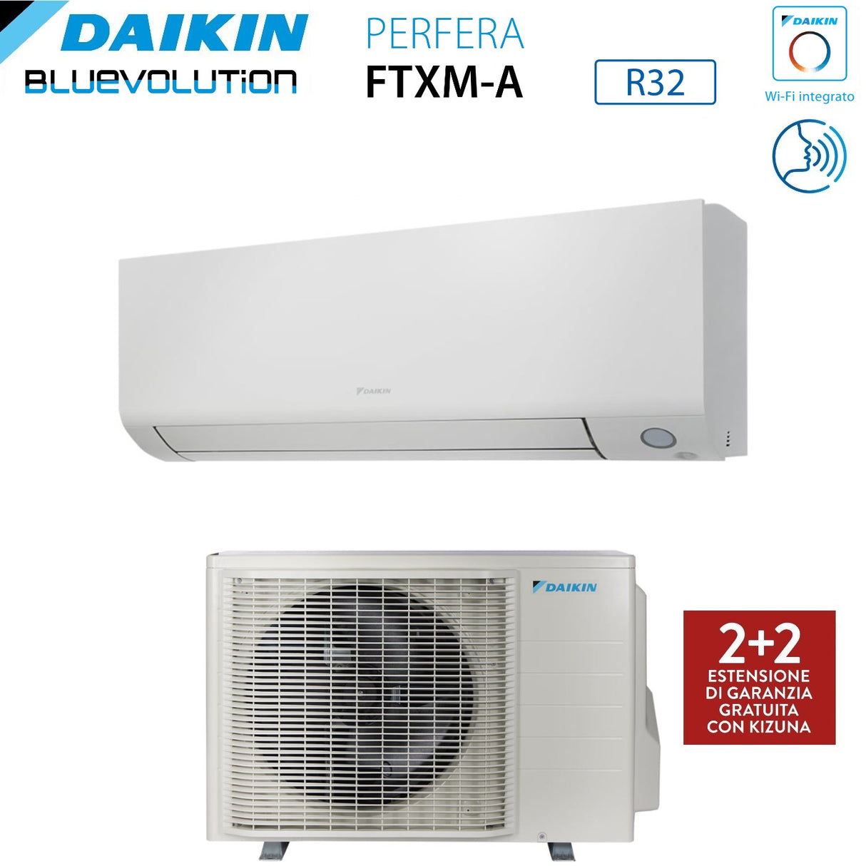 climatizzatore condizionatore daikin bluevolution inverter serie perfera all season 12000 btu ftxm35a r 32 wi fi integrato garanzia italiana