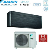 climatizzatore condizionatore daikin bluevolution inverter serie stylish blackwood 15000 btu ftxa42at r 32 wi fi classe a__ nero new 2018
