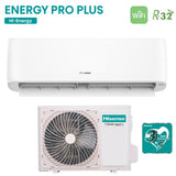 climatizzatore condizionatore hisense inverter serie hi energy 9000 btu qe25xv2ag r 32 wi fi integrato classe a___ a___ novita