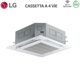 climatizzatore condizionatore lg trial split inverter a cassetta 12_12_12 con mu3r21 r 32 wi fi optional 12000_12000_12000 con griglia inclusa