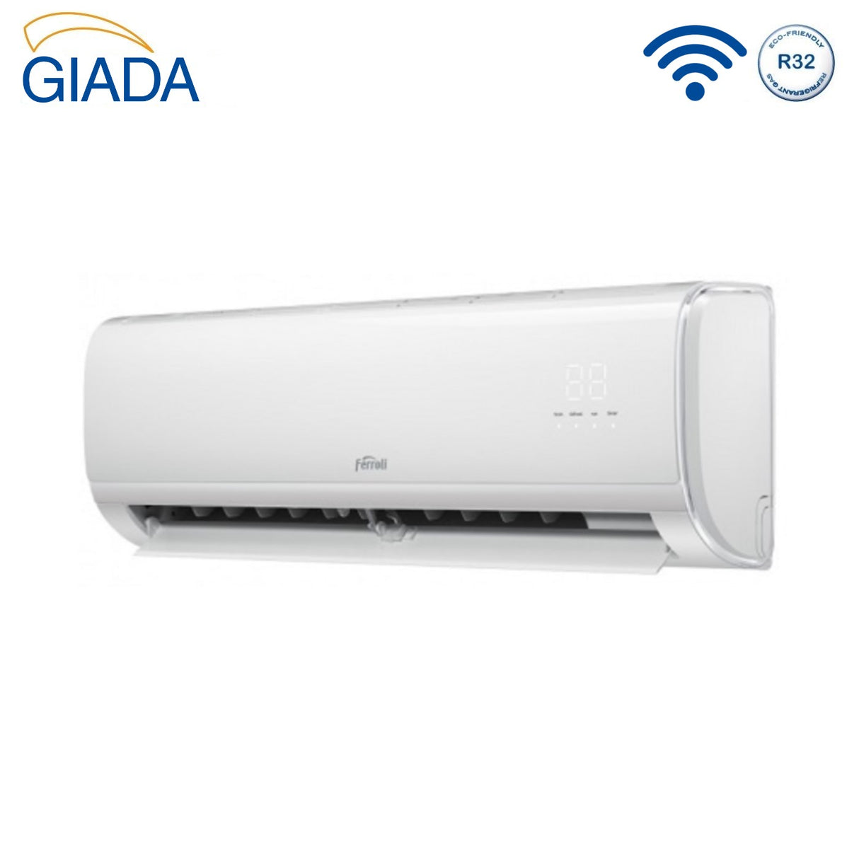 climatizzatore condizionatore trial split inverter ferroli giada m 9000_9000_12000 btu con 27 3 wi fi integrato alexa e google home 9_9_12 novita