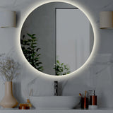 divina garden specchio da bagno rotondo retroilluminato tondo 90 cm luna made in italy ean 8056157809395
