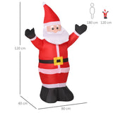 easycomfort easycomfort babbo natale gonfiabile luminoso luci led decorazione natalizia altezza 1 2m