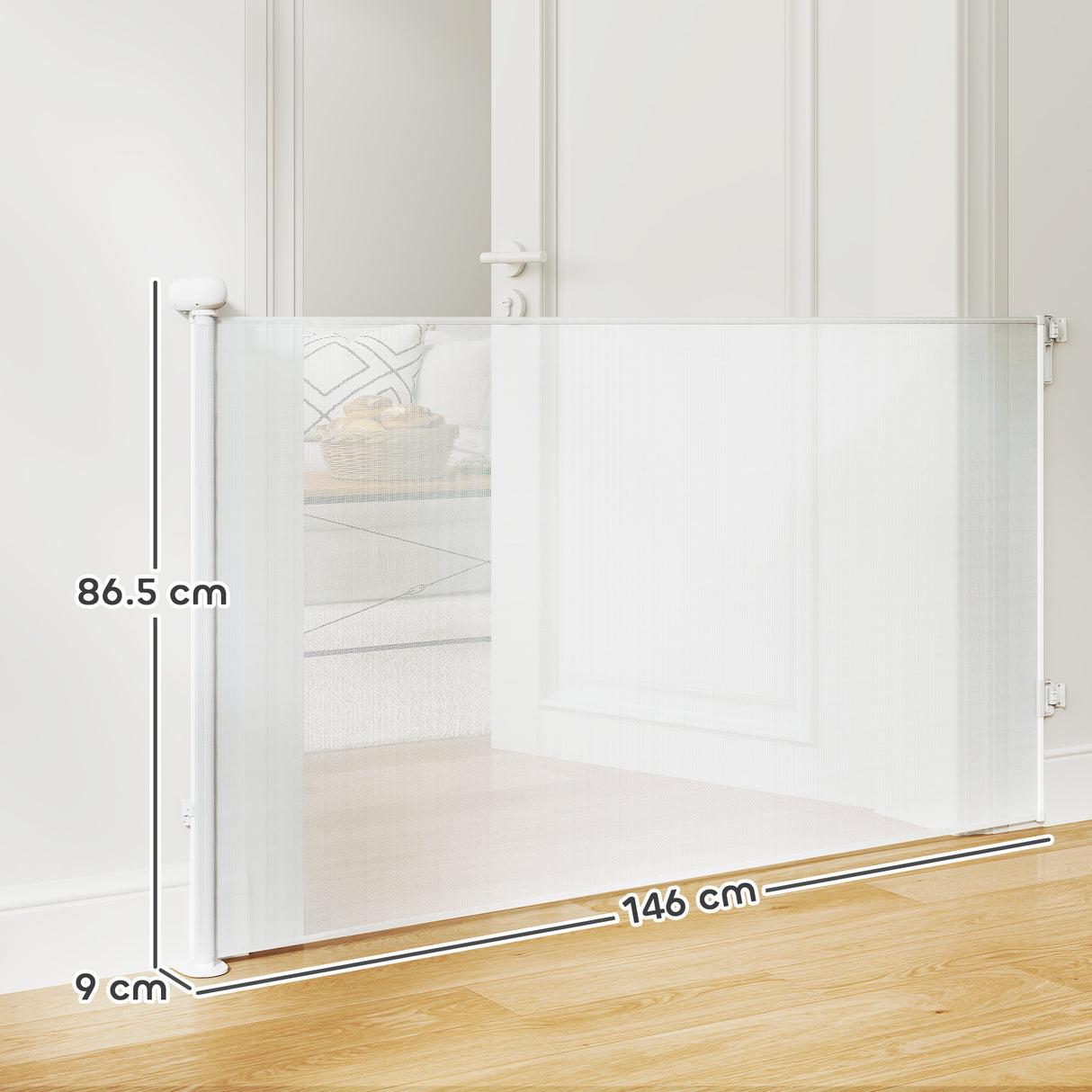 easycomfort easycomfort cancellino per cani piccoli estensibile 0 140x86 5 cm e retrattile con blocco automatico bianco