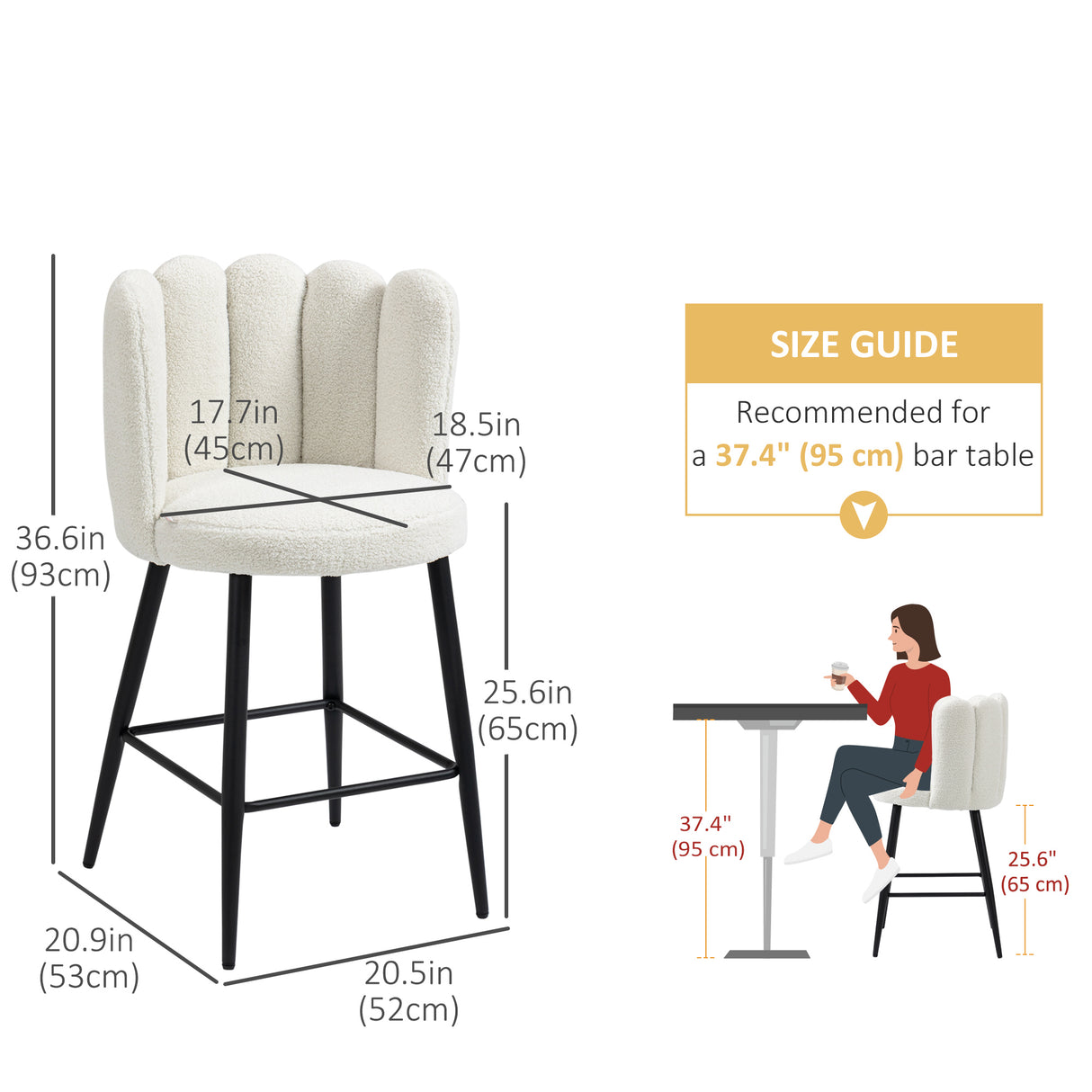 easycomfort easycomfort sgabelli da cucina set 2 pz in poliestere acciaio e gommapiuma con poggiapiedi regolabile 52x53x93 cm
