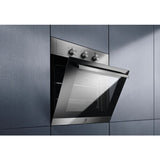 forno elettrico ventilato ad incasso electrolux eoh2h00bx 58 litri classe energetica a 60 cm serie 300 aquaclean anti impronta inox 38197
