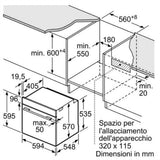 forno pirolitico da incasso bosch hba574br0 hotair 3d auto pulizia pirolis classe a