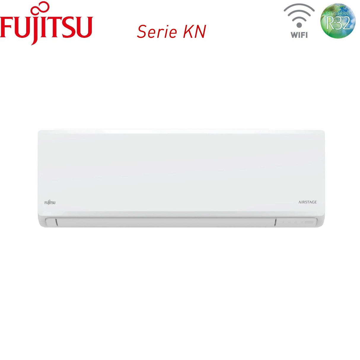 fujitsu condizionatore fujitsu trial split inverter kn airstage 7712 con aoeg24kbca3 r 32 wi fi integrato