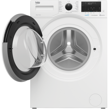 lavatrice a carico frontale beko 9 kg wtx91436ai it classe b a85xl60xp60 1400 giri bluetooth  prosmart inverter 38586