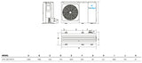 oneclima pompa di calore aria acqua monoblocco inverter oneclima khc 10ry1 b r 32 con comando incluso