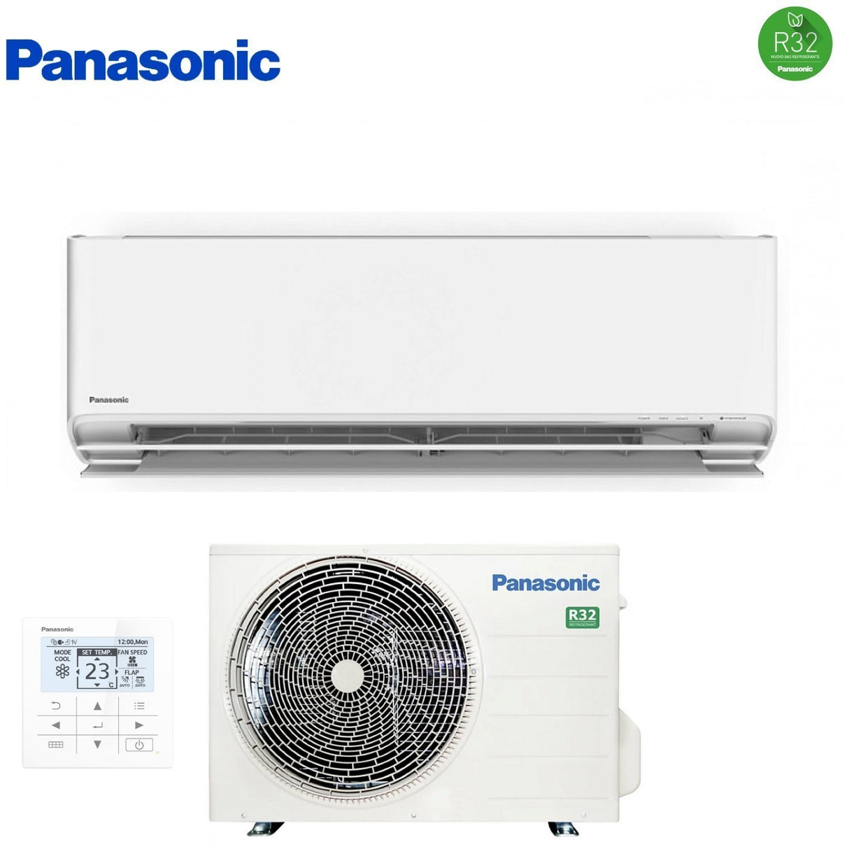 panasonic condizionatore panasonic cs 15000 btu cs z42ykea 1 r 32 wi fi integrato con comando a filo
