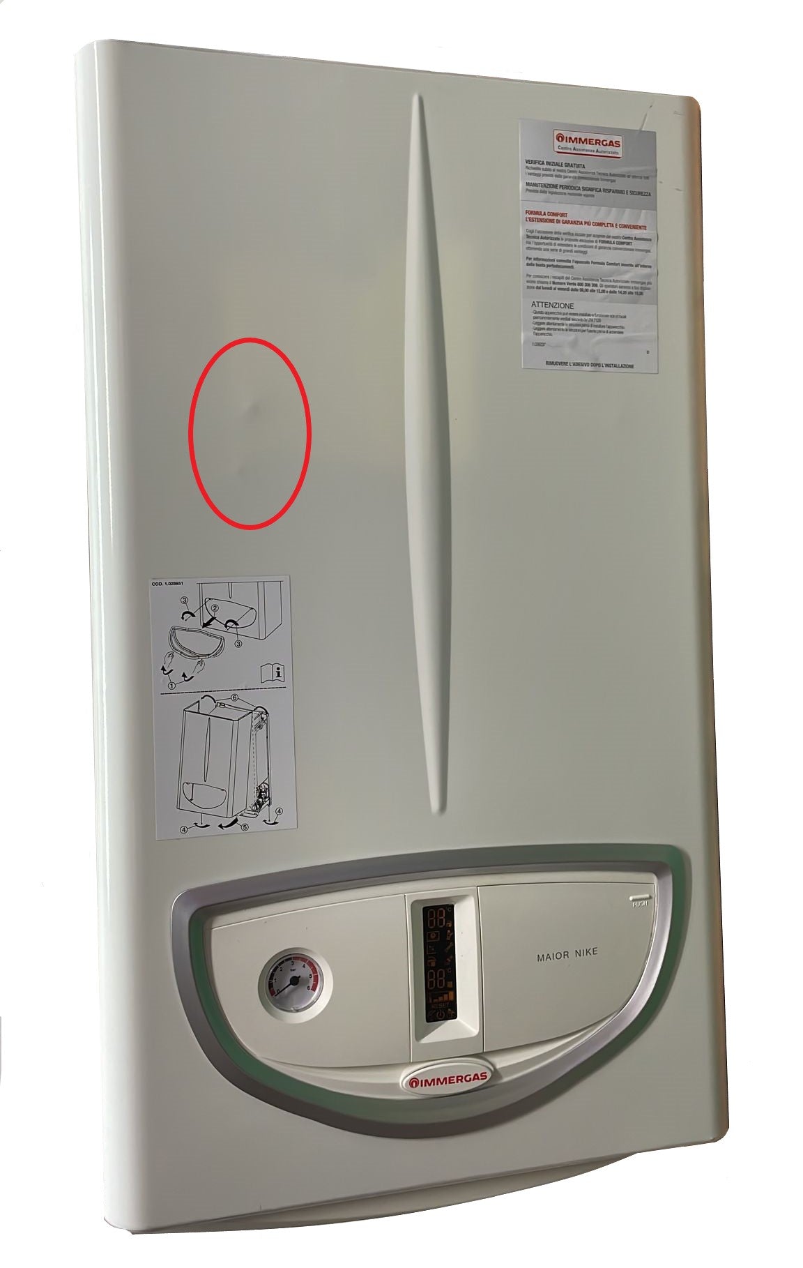 area occasioni caldaia a gas immergas maior nike 24 kw gpl a camera aperta