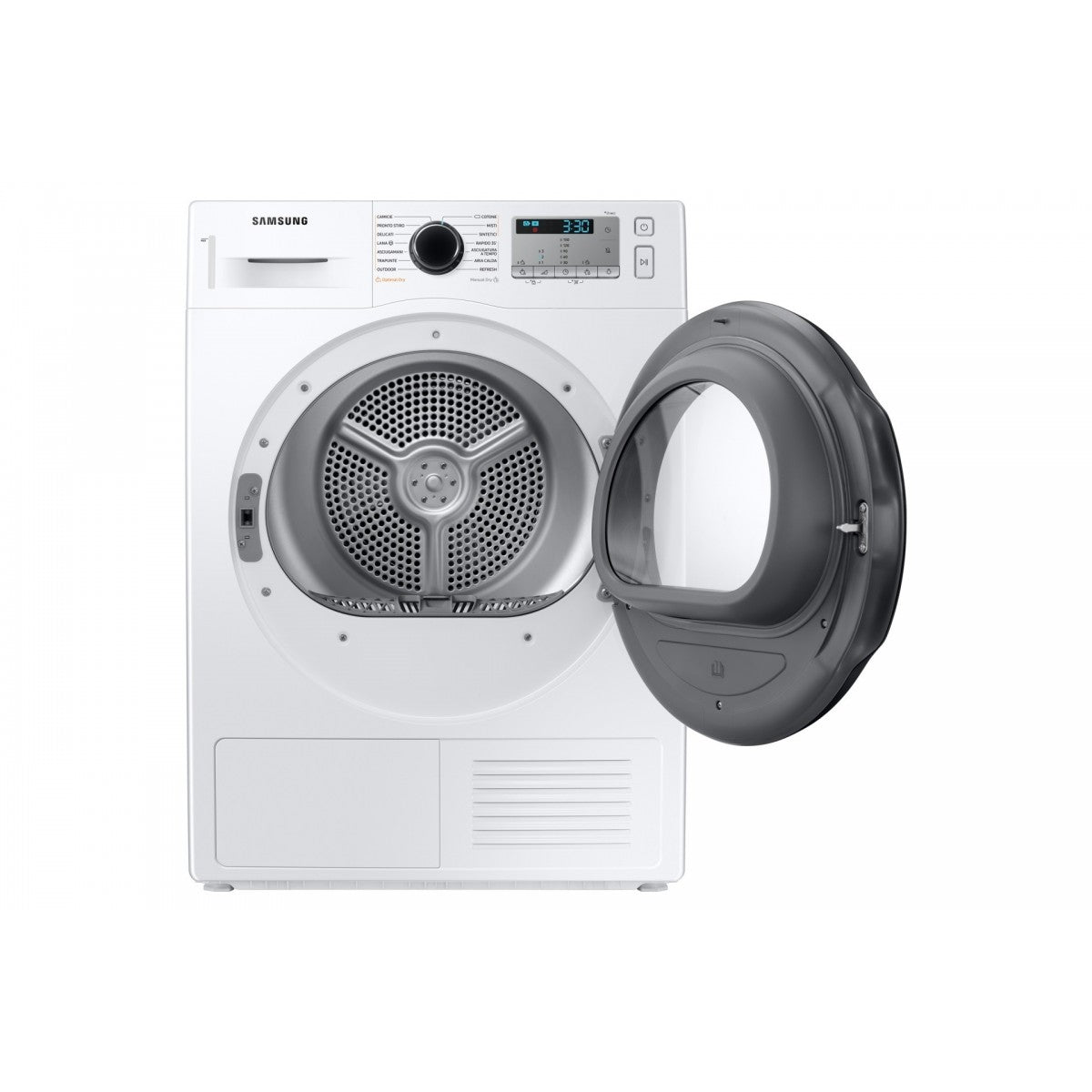 asciugatrice a carica frontale 9 kg samsung dv90ta040th crystal ecodry classe a__