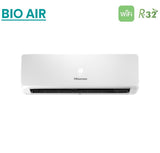climatizzatore condizionatore hisense dual split inverter serie bio air 12_12 con 2amw52u4rxc r 32 wi fi integrato 12000_12000