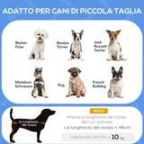 easycomfort easycomfort brandina per cani piccoli pieghevole per interno ed esterno metallo e tessuto oxford 71x58x20 cm grigio