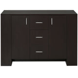 easycomfort easycomfort credenza in stile classico per sala da pranzo con 2 ante 3 cassetti e 3 ripiani in legno scuro 120 x 38 x 84cm ean 8054111848381
