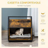 immagine-4-easycomfort-easycomfort-cuccia-per-gatti-da-interno-con-cuscino-lavabile-casetta-per-gatti-in-legno-e-acciaio-stile-industriale-con-4-ruote-marrone-rustico