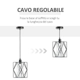 immagine-4-easycomfort-easycomfort-lampadario-vintage-in-stile-industriale-lampada-da-soffitto-lampadario-salotto-cavo-regolabile-nero-16x16x120cm