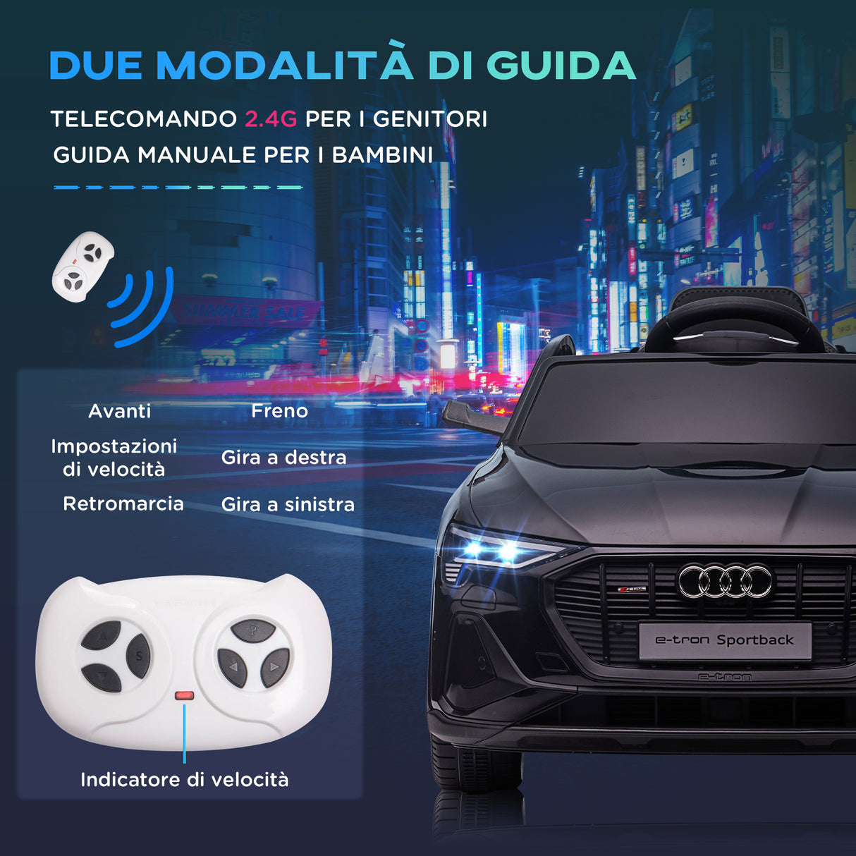 easycomfort easycomfort macchina elettrica per bambini 12v con telecomando velocita 3 8kmh luci e musica eta 3 5 anni nero