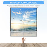 easycomfort easycomfort telo per proiettore 99 rapporto 11 fissaggio a muro e soffitto per casa e ufficio bianco