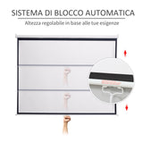easycomfort easycomfort telo per proiettore da 100 formato 16943 ad altezza regolabile 210x8 6x7 cm bianco e nero ean 8054111843997