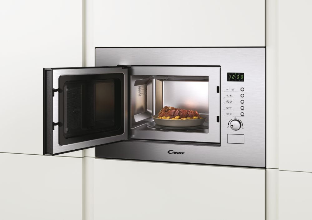 forno a microonde candy ad incasso mic 20 gdfx 20 litri grill grigio mic20gdfx