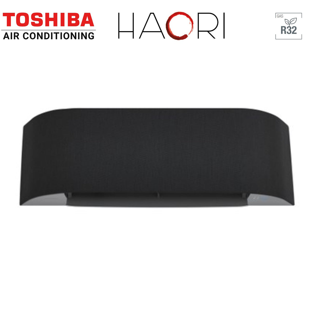 toshiba unita interna a parete toshiba haori 7000 btu ras b10n4kvrg e1 r 32 wi fi integrato con tessuti light gray e dark gray